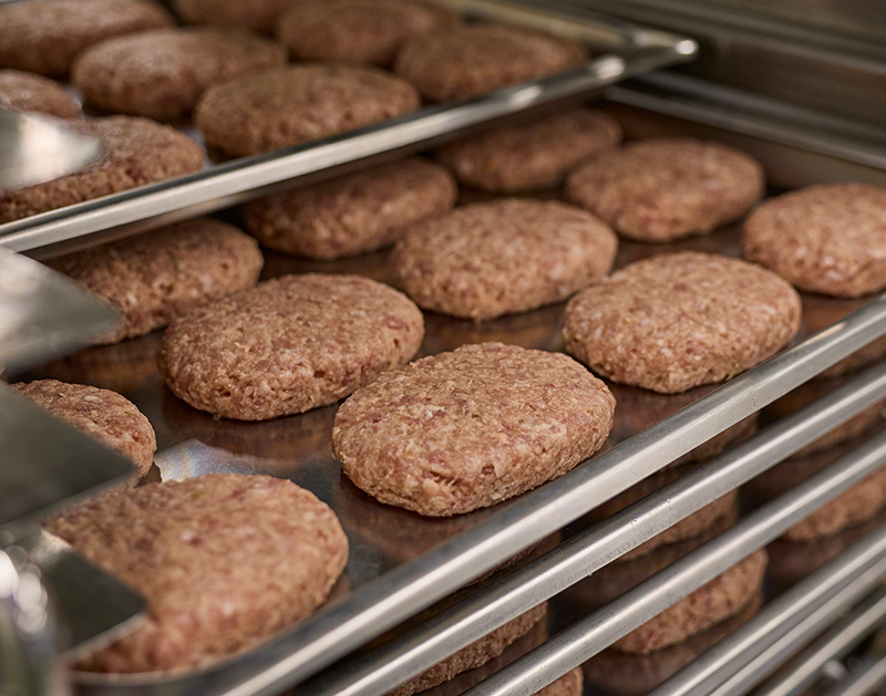 ハンバーグの製造工程